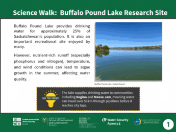 Buffalo Pound Science Walk